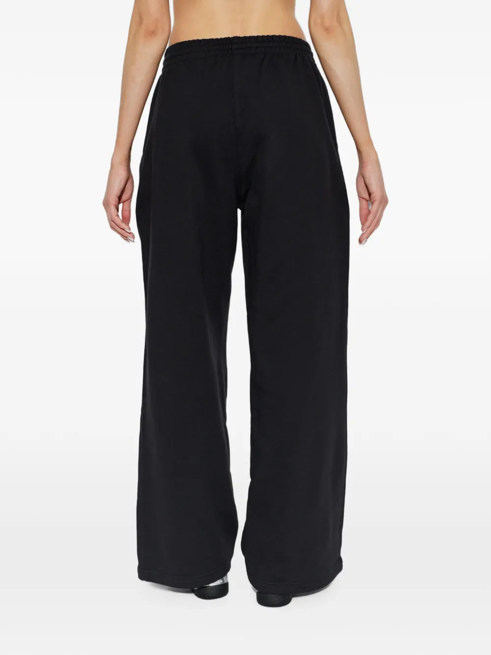 adidas logo-embroidered track pants Zwart