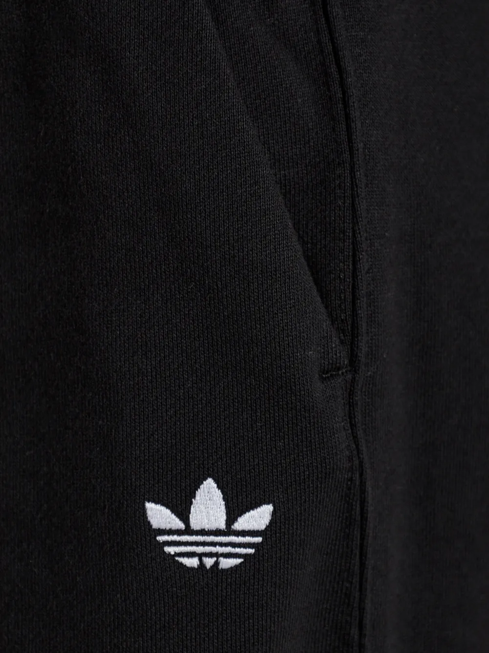 adidas logo-embroidered track pants Zwart