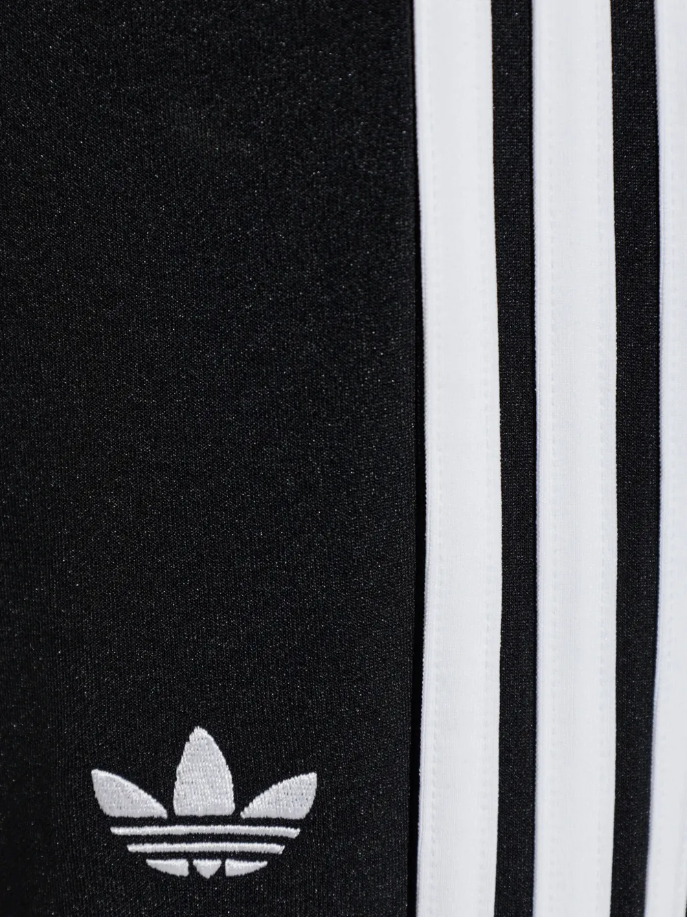 adidas logo-embroidered side-stripe track pants Zwart