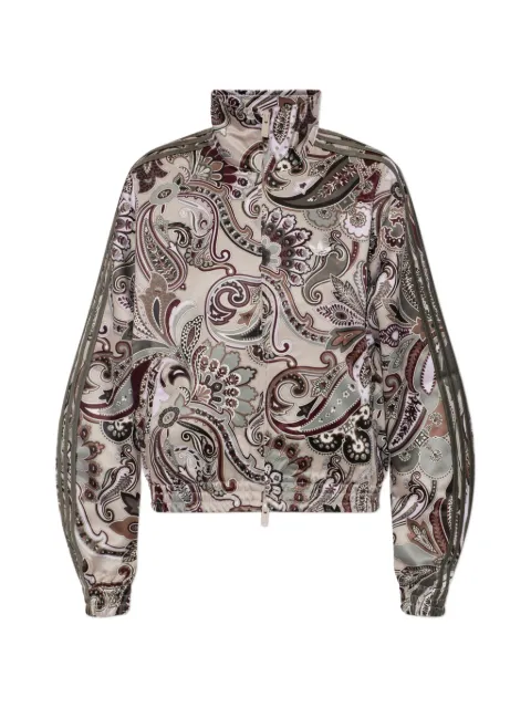 adidas paisley-print track jacket
