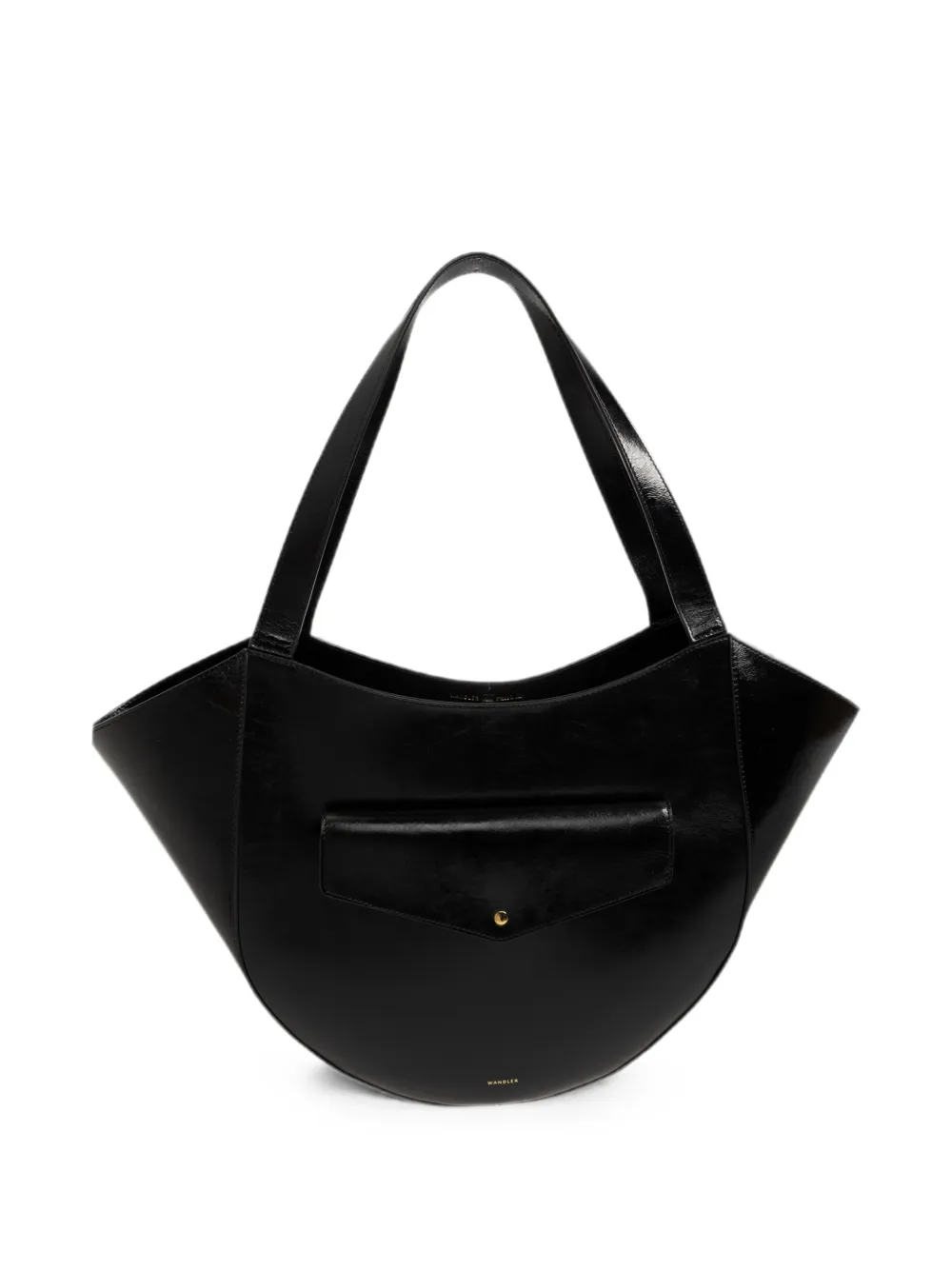 Wandler Hortensia Slouch Leather Tote Bag In Black