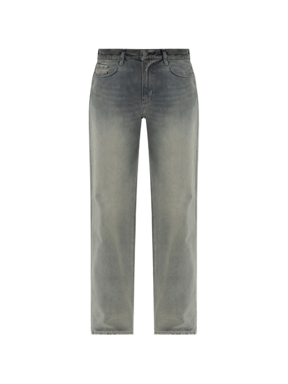 Haikure Lisa faded-effect distressed-finish jeans - Grigio
