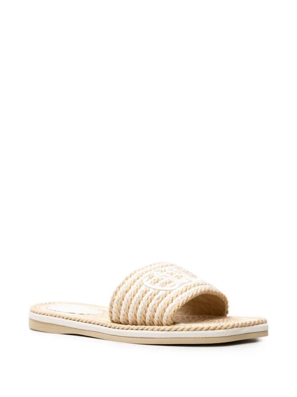 Chloé Woody rope-detail sandals Beige