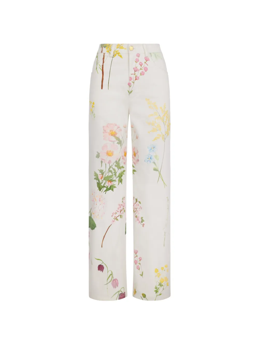 Oscar de la Renta Jeans dritti - Bianco