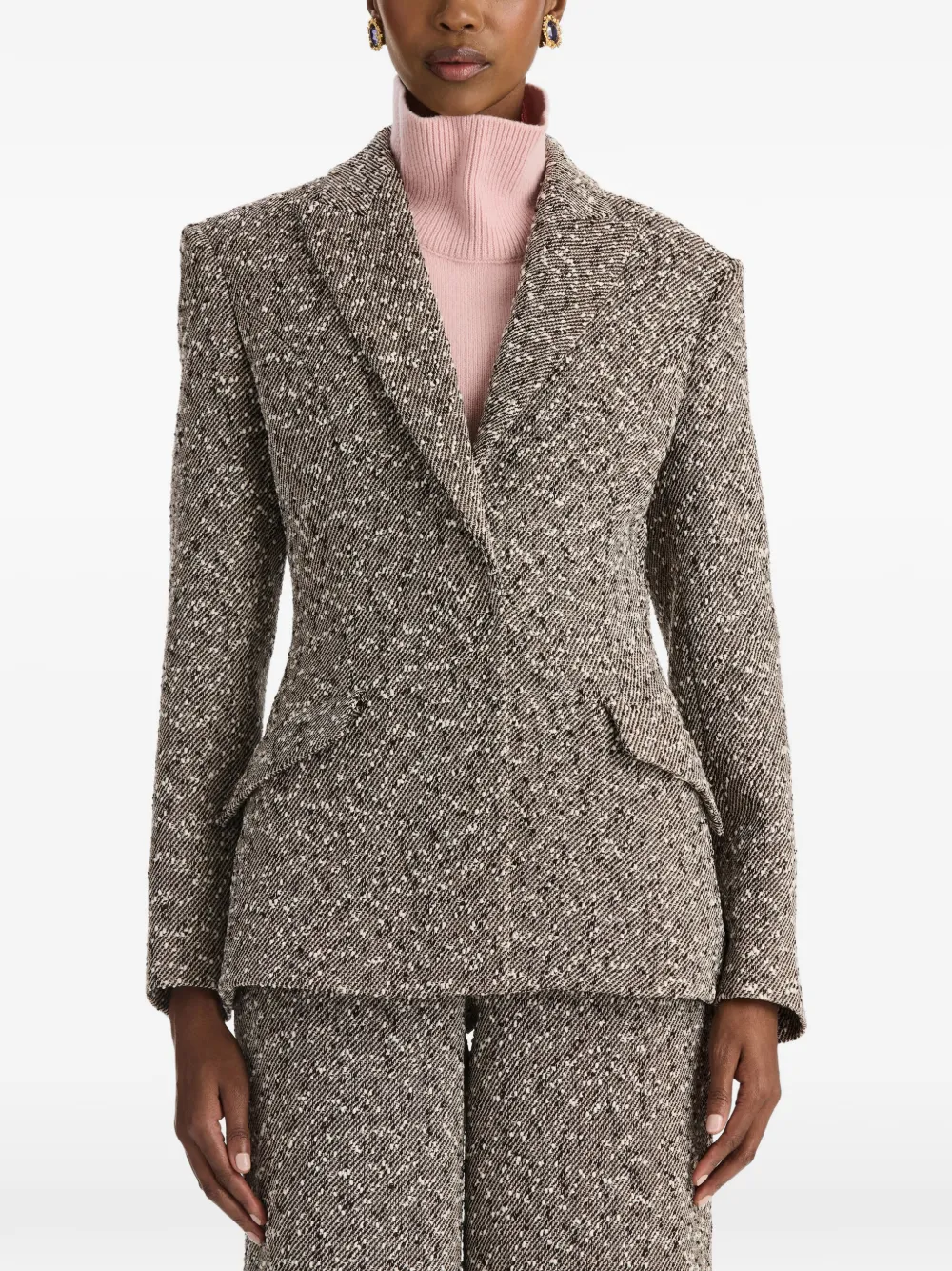 Oscar de la Renta Tweed blazer Bruin