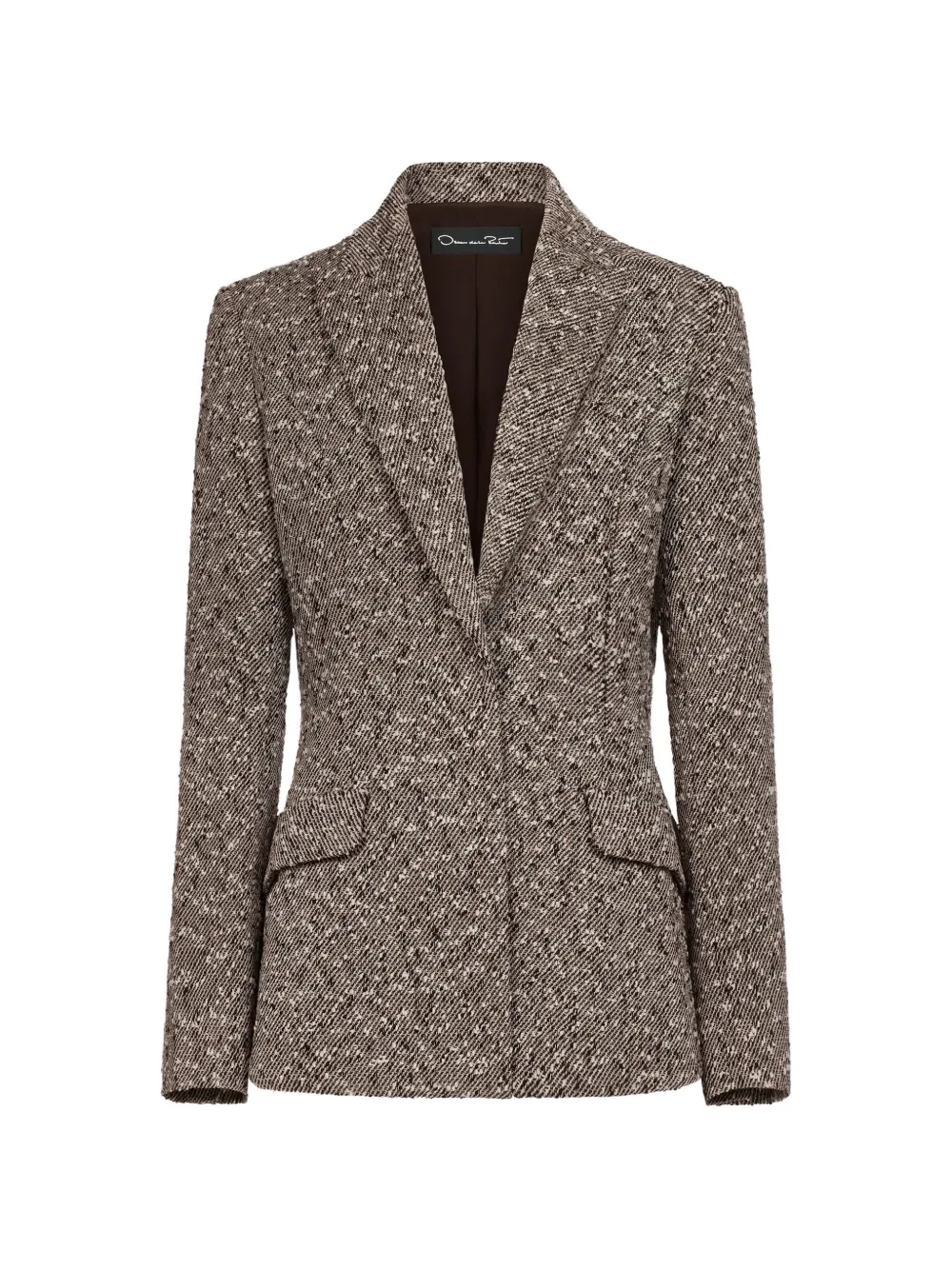 Oscar de la Renta Sakko aus Tweed - Braun