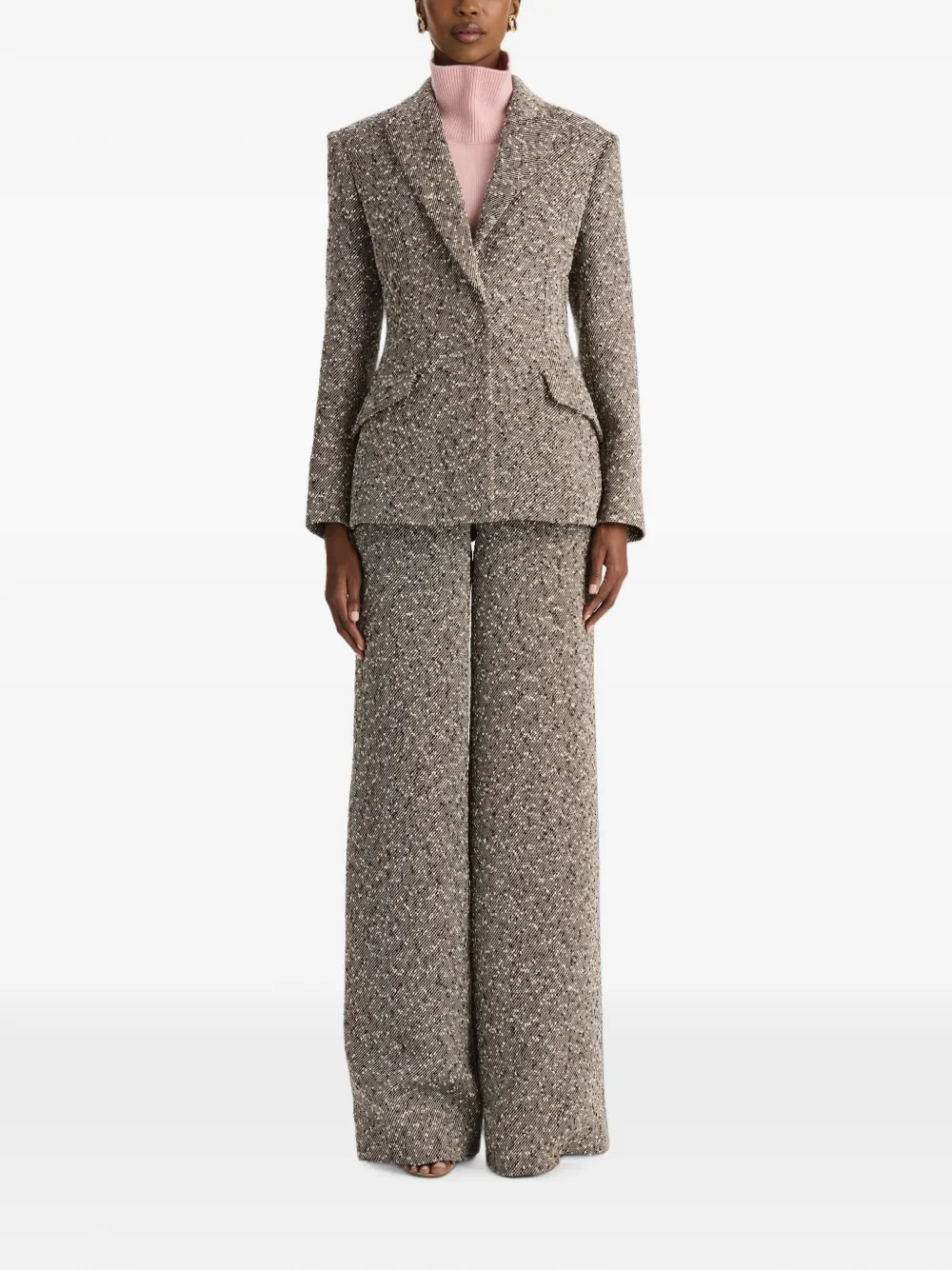 Oscar de la Renta Tweed blazer Bruin