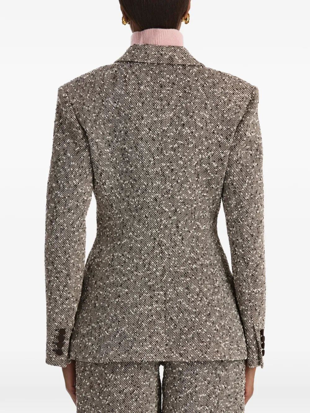 Oscar de la Renta Tweed blazer Bruin