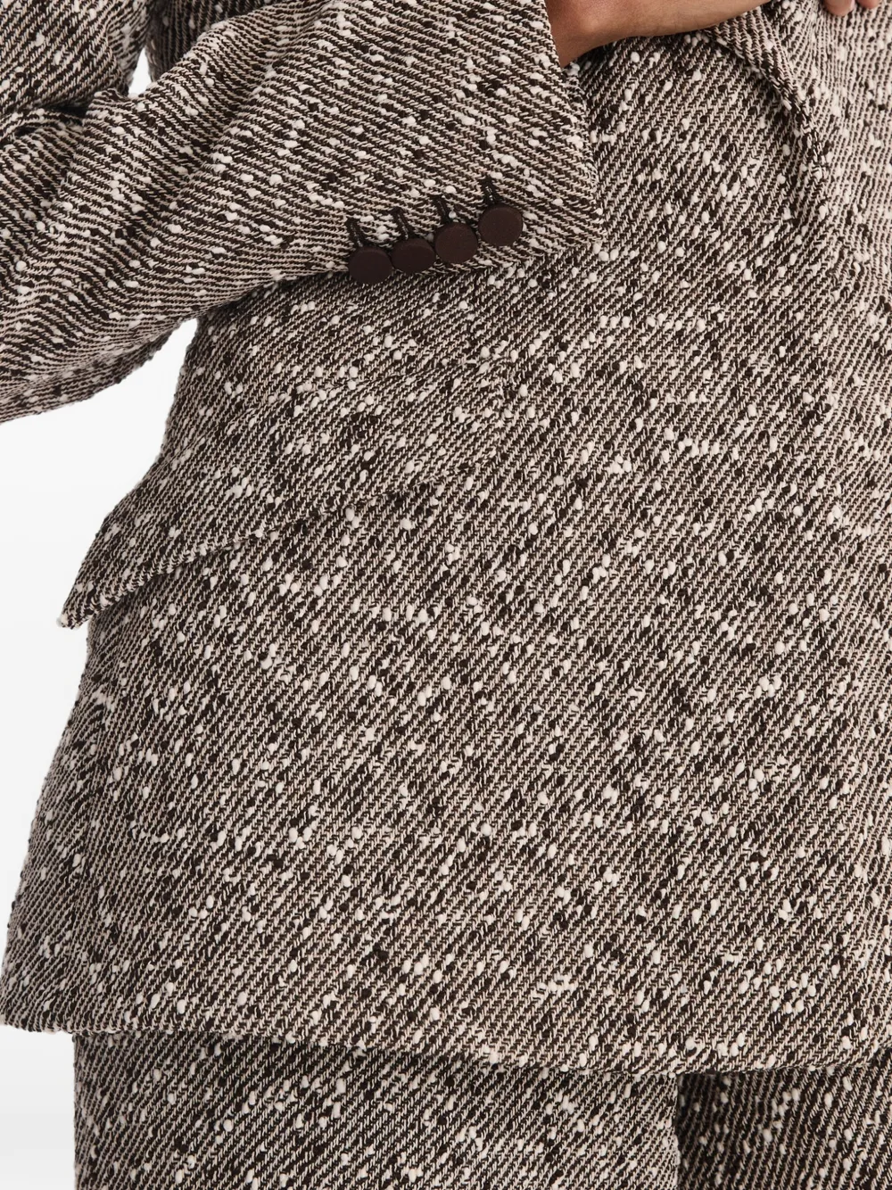 Oscar de la Renta Tweed blazer Bruin