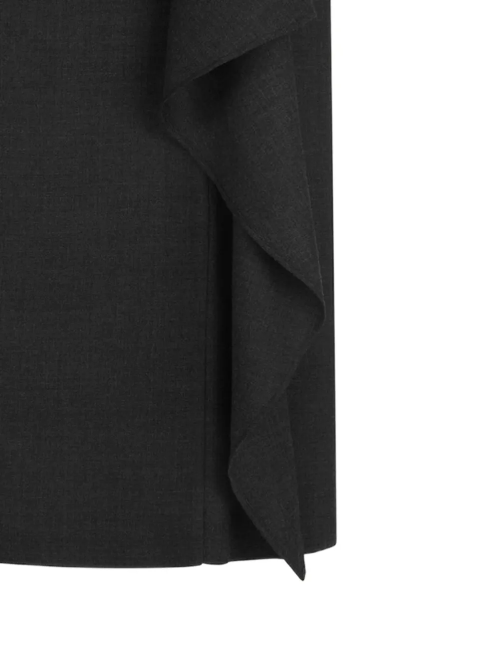 Oscar de la Renta Midi-jurk met gedrapeerd detail Grijs