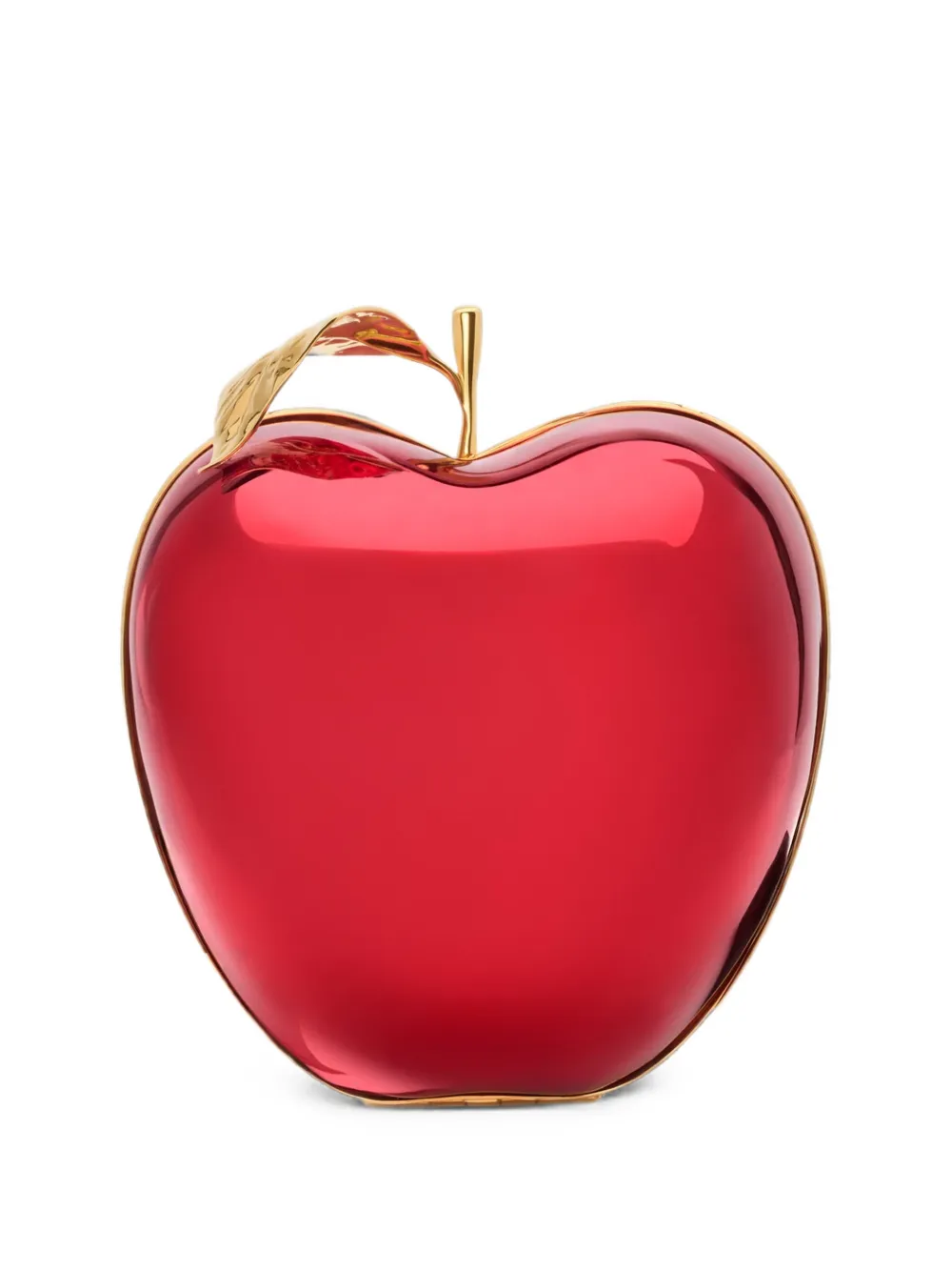 Oscar de la Renta apple-shaped clutch bag - Rosso
