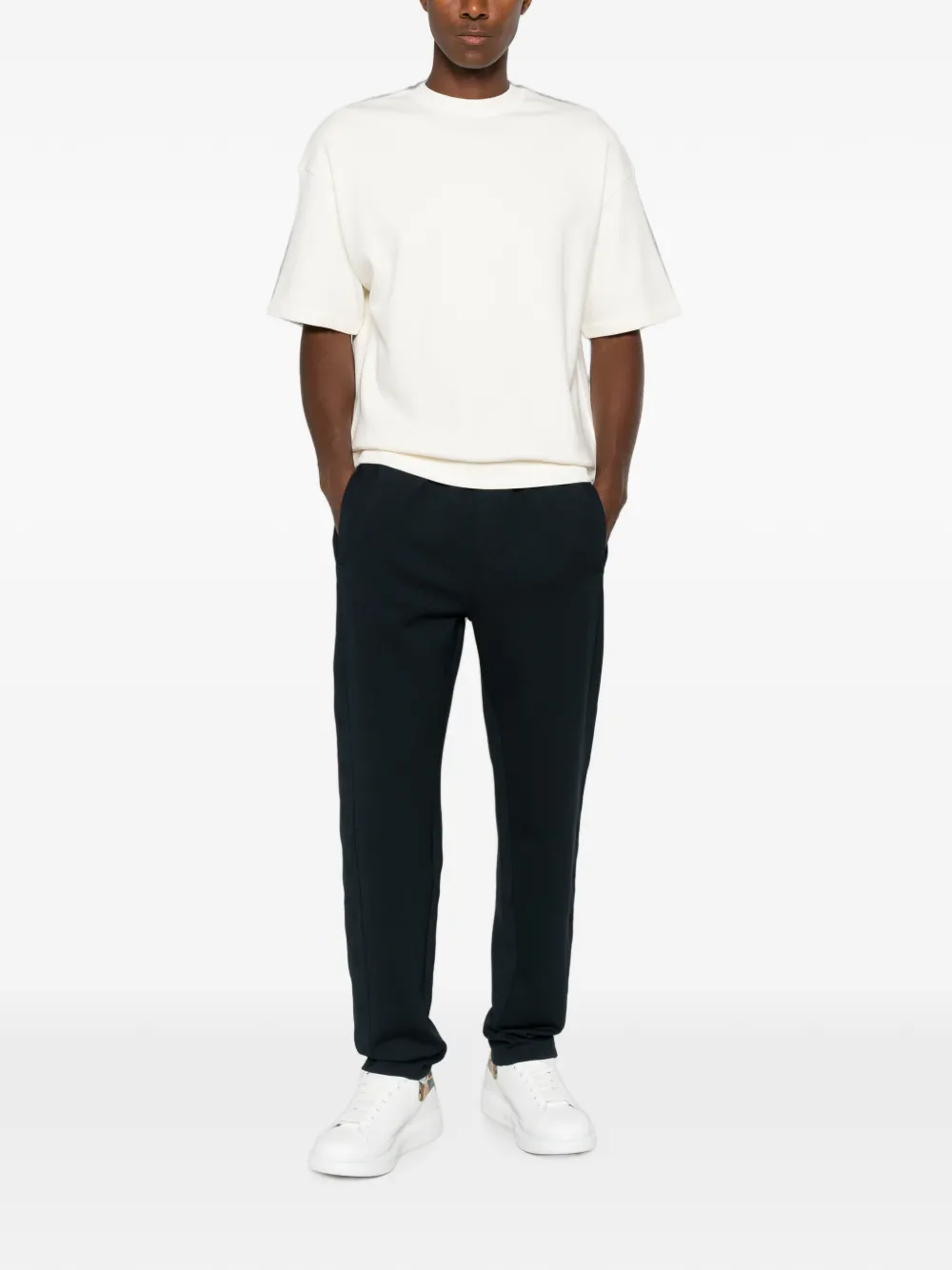 Karl Lagerfeld Trainingsbroek met geborduurd logo Blauw
