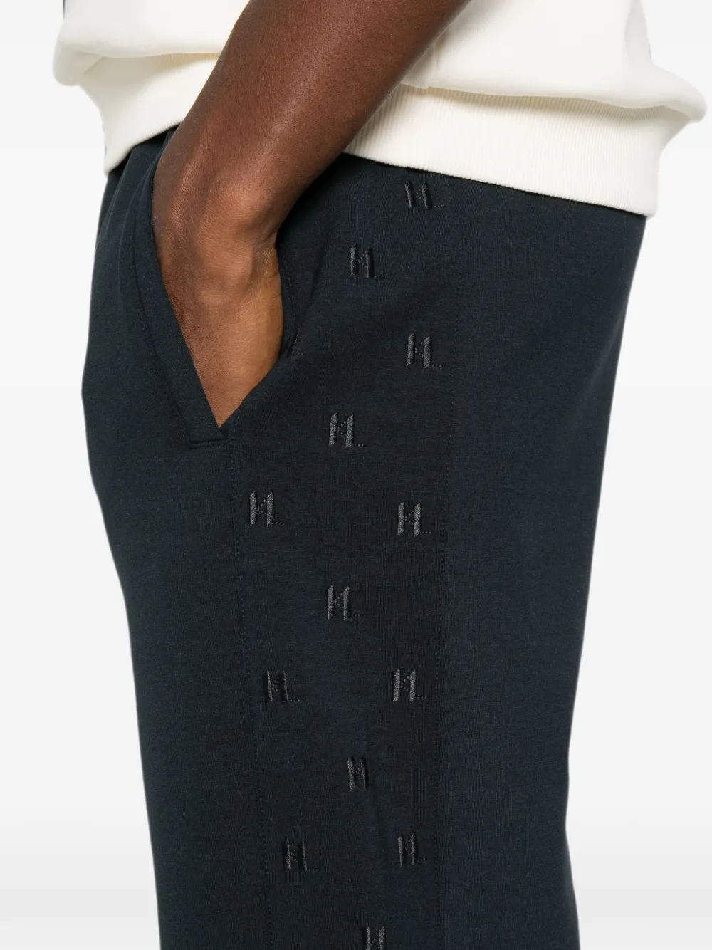 Karl Lagerfeld Trainingsbroek met geborduurd logo Blauw