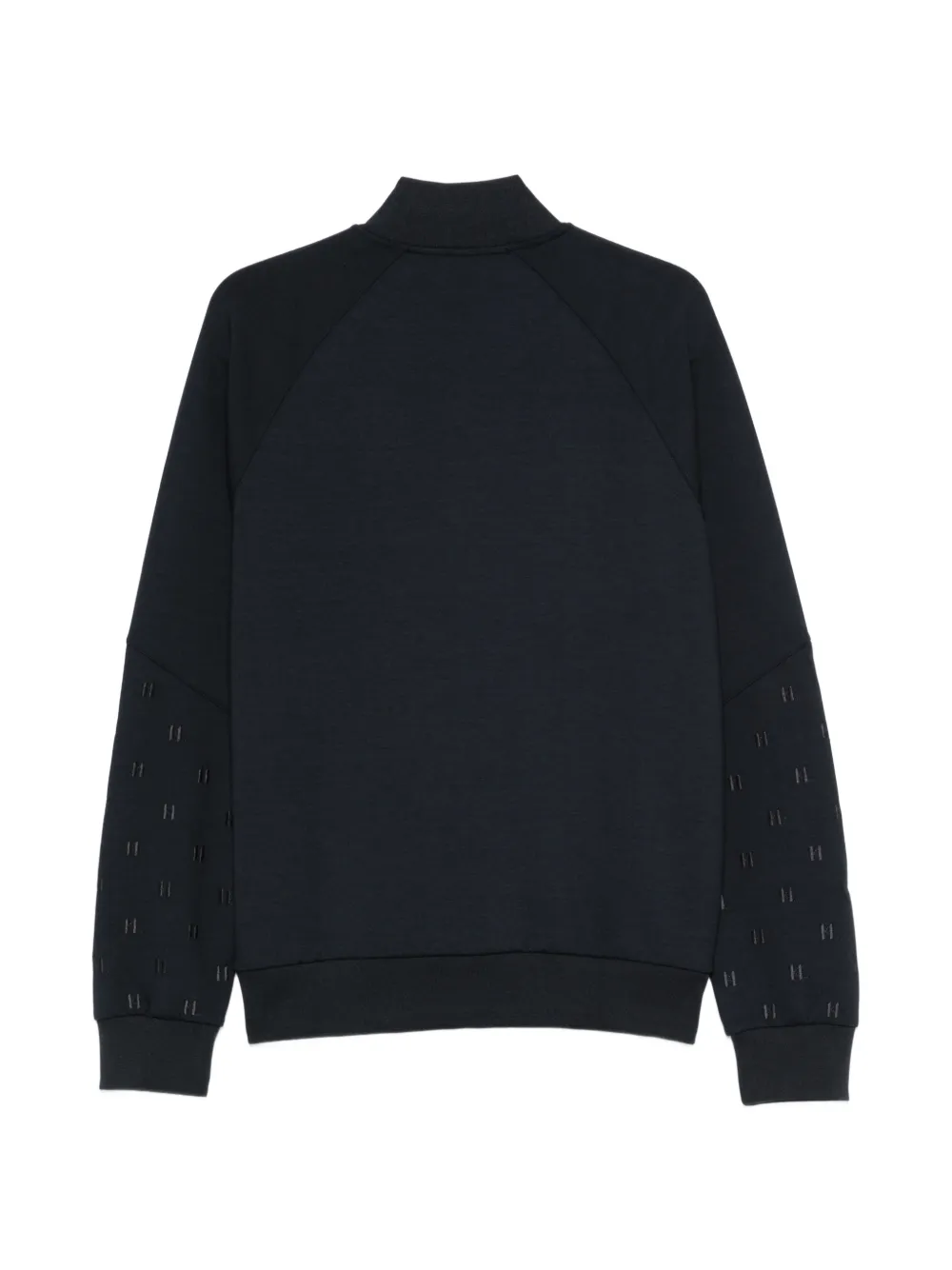 Karl Lagerfeld Jack met geborduurd monogram en vlakken Zwart