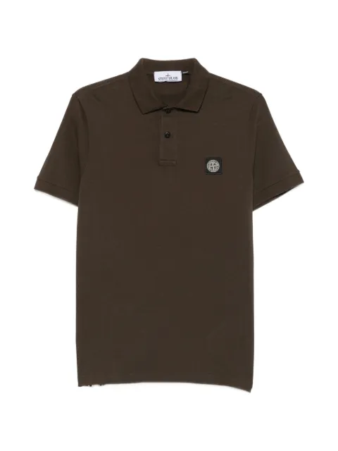 Stone Island polo con parche del logo