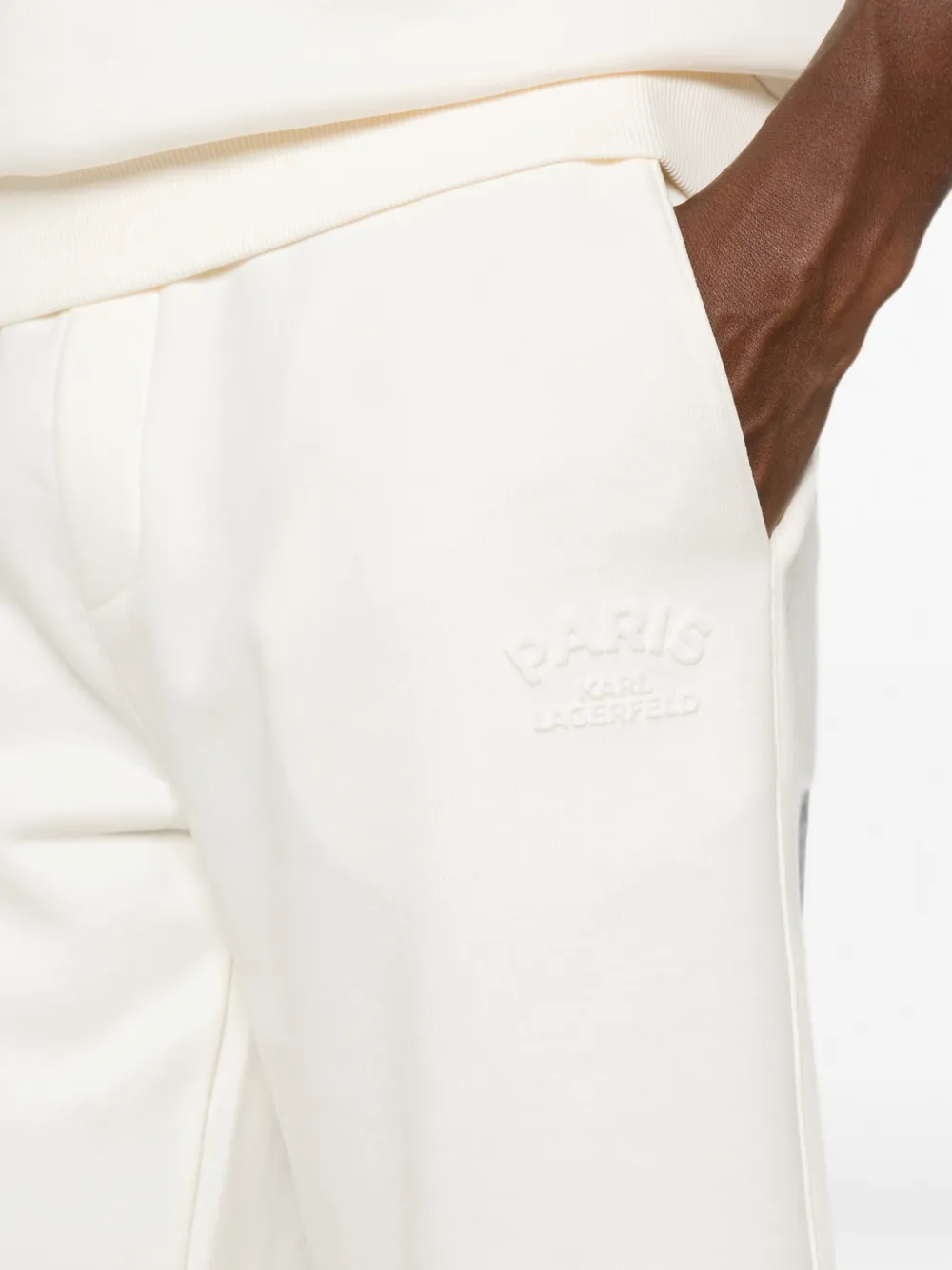 Karl Lagerfeld Shorts met trekkoord Beige