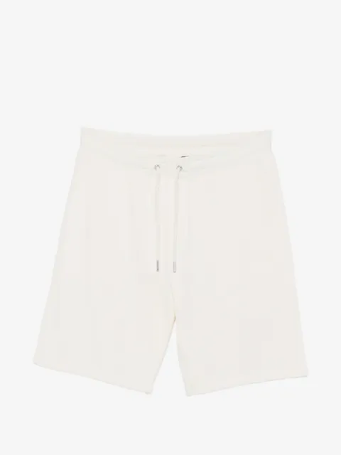 Karl Lagerfeld Kordelzug-Shorts mit Logo-Prägung