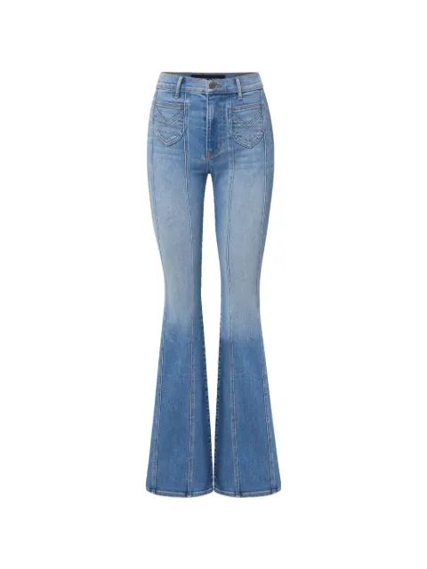 Veronica Beard Beverly panelled flared jeans
