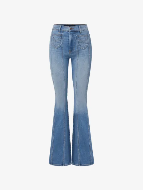 Veronica Beard Beverly panelled flared jeans