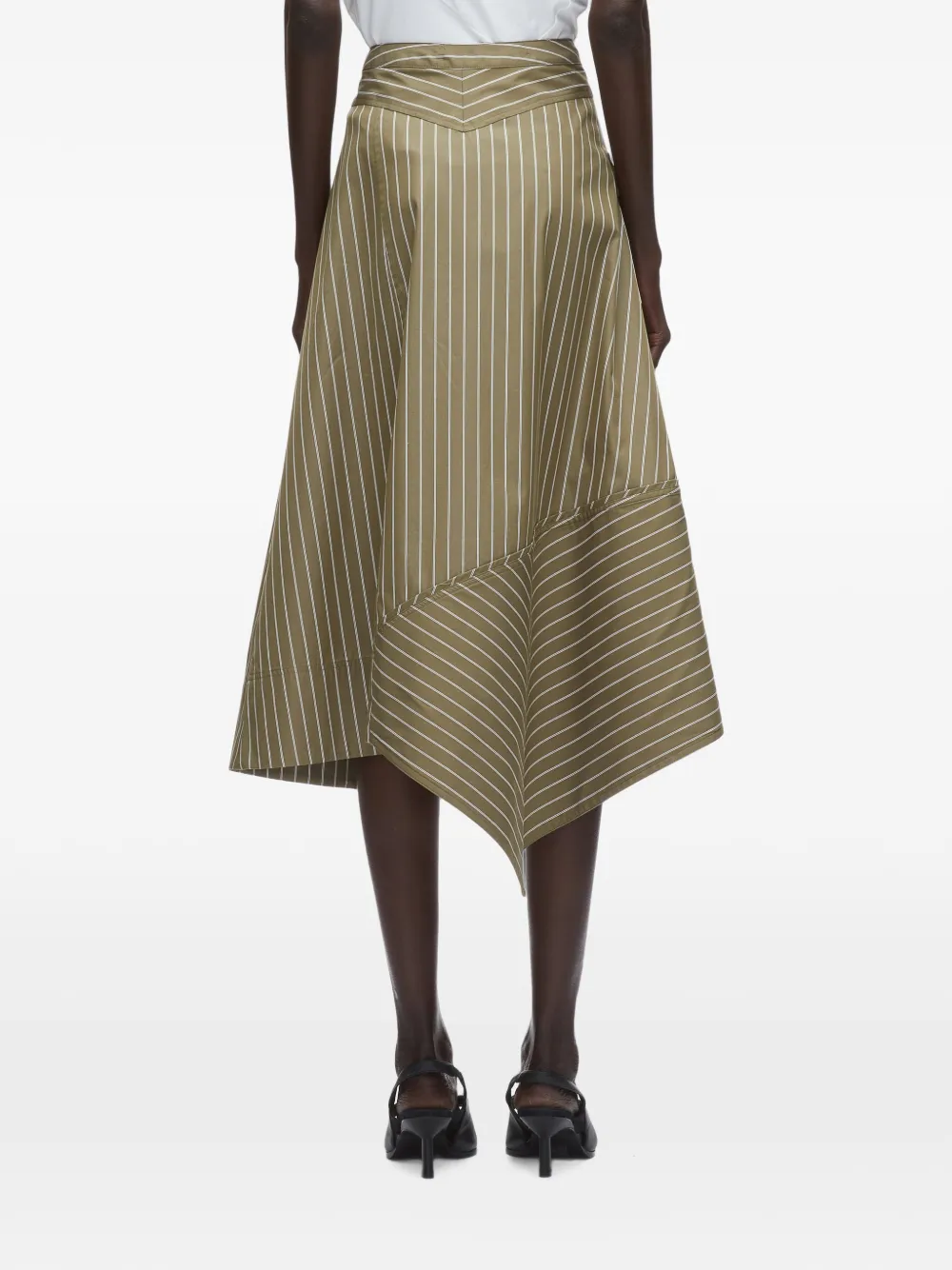 3.1 Phillip Lim Asymmetrische rok Groen