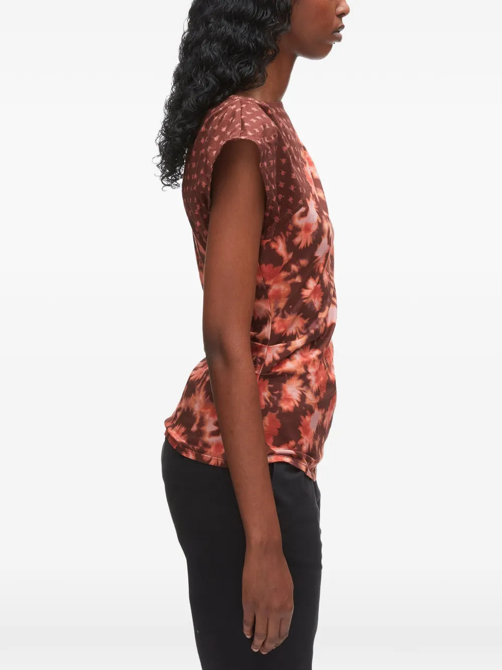3.1 Phillip Lim Gedrapeerde top Bruin