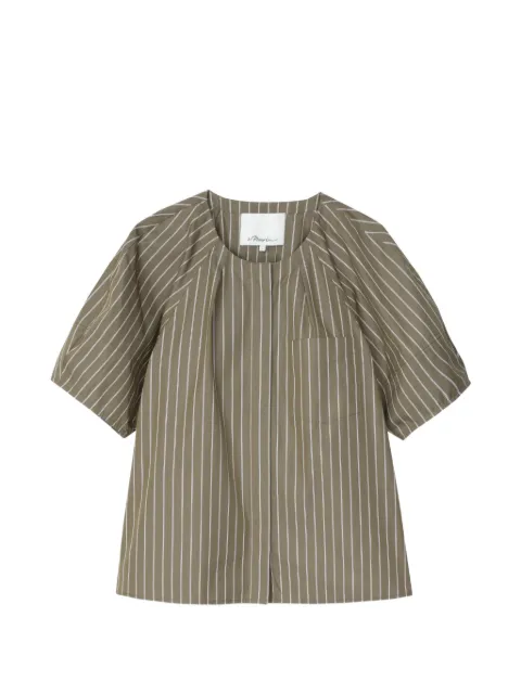 3.1 Phillip Lim camisa con rayas estampadas