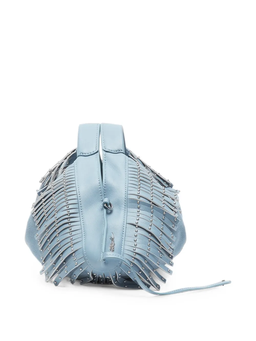 3.1 Phillip Lim Luna mini-schoudertas met franje Blauw