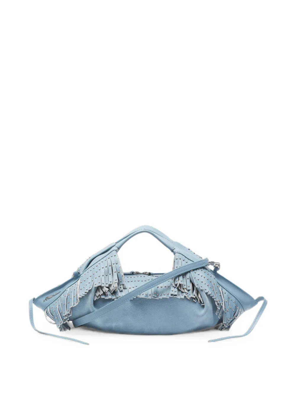 3.1 Phillip Lim Luna mini-schoudertas met franje Blauw