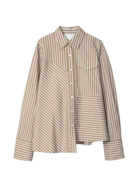 3.1 Phillip Lim asymmetrical striped shirt