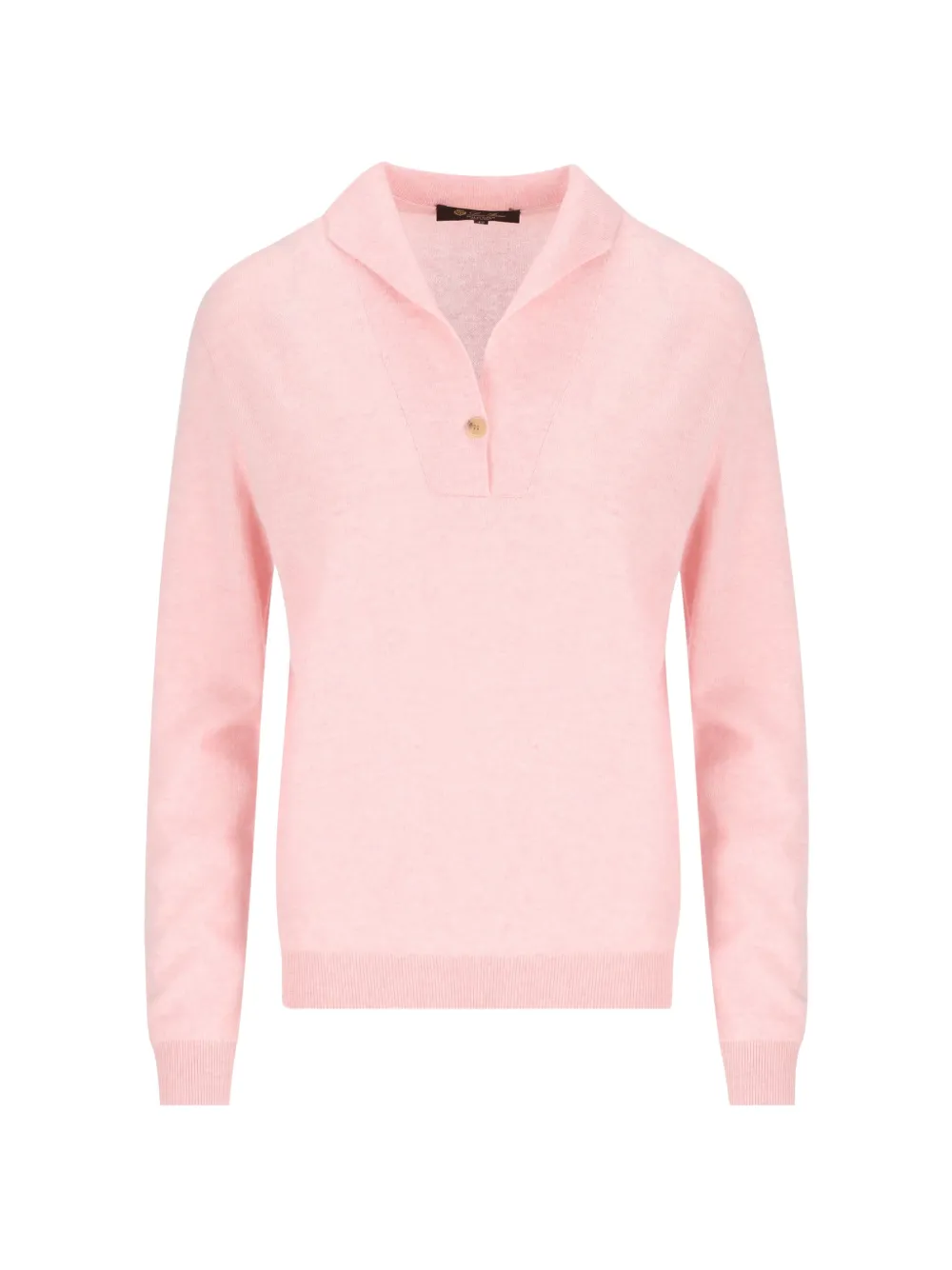 Loro Piana Sergio polo-collar sweater - Rosa
