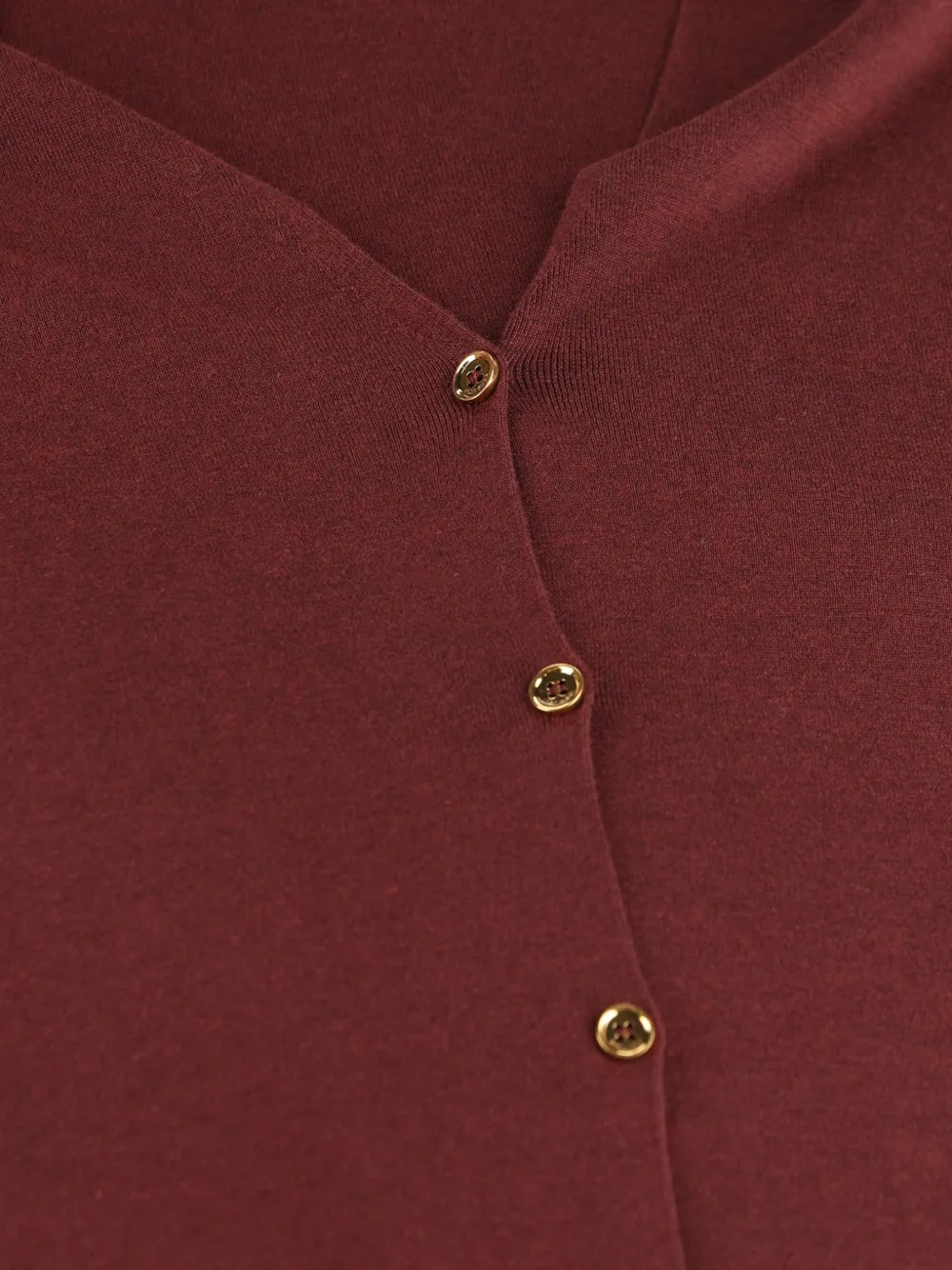 Loro Piana Siena vest met knopen en V-hals Rood
