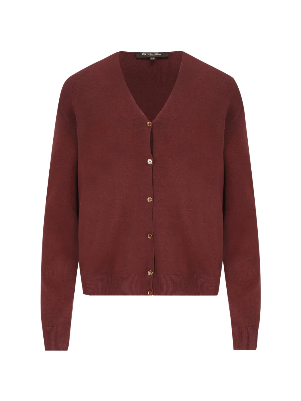 Loro Piana Siena V-neck button-up cardigan - Rot