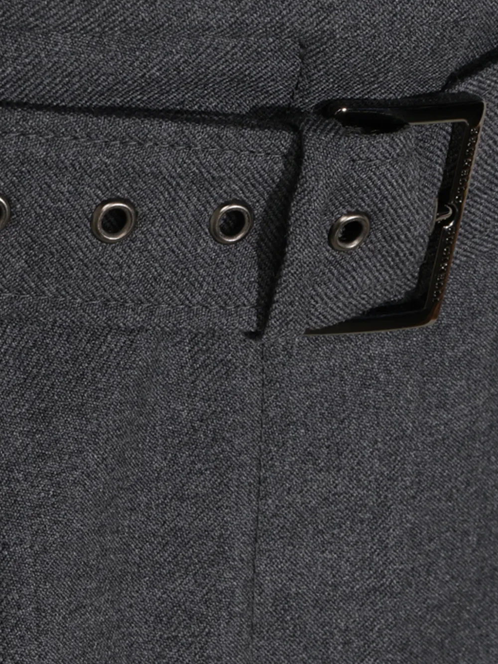 Brunello Cucinelli Midi-rok met ceintuur Grijs