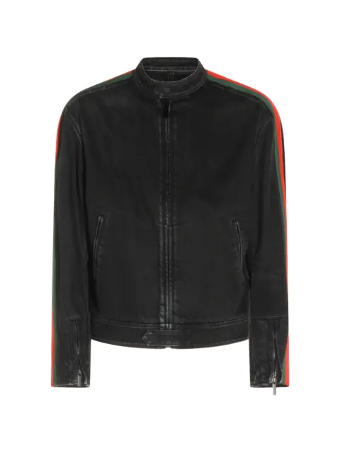 Gucci Web-stripe denim jacket