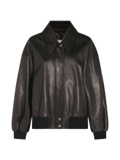 KHAITE veste Shelman en cuir