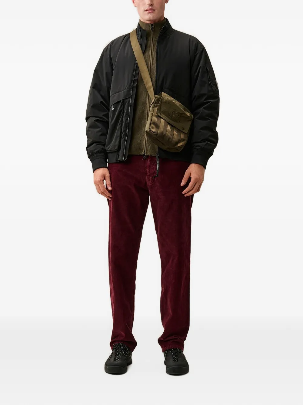 C.P. Company Jack met rits Zwart