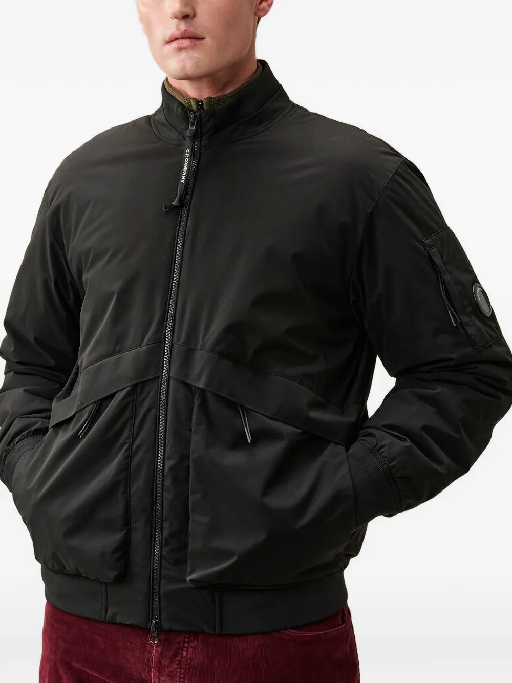 C.P. Company Jack met rits Zwart