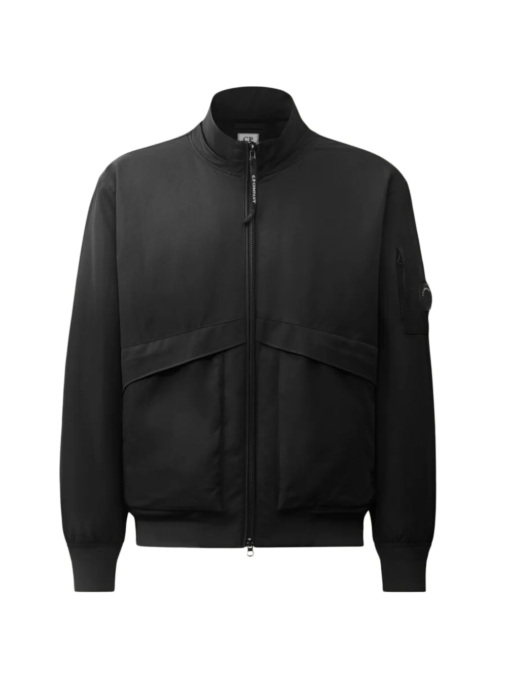 C.P. Company lens-detail zip-fastening jacket - Nero