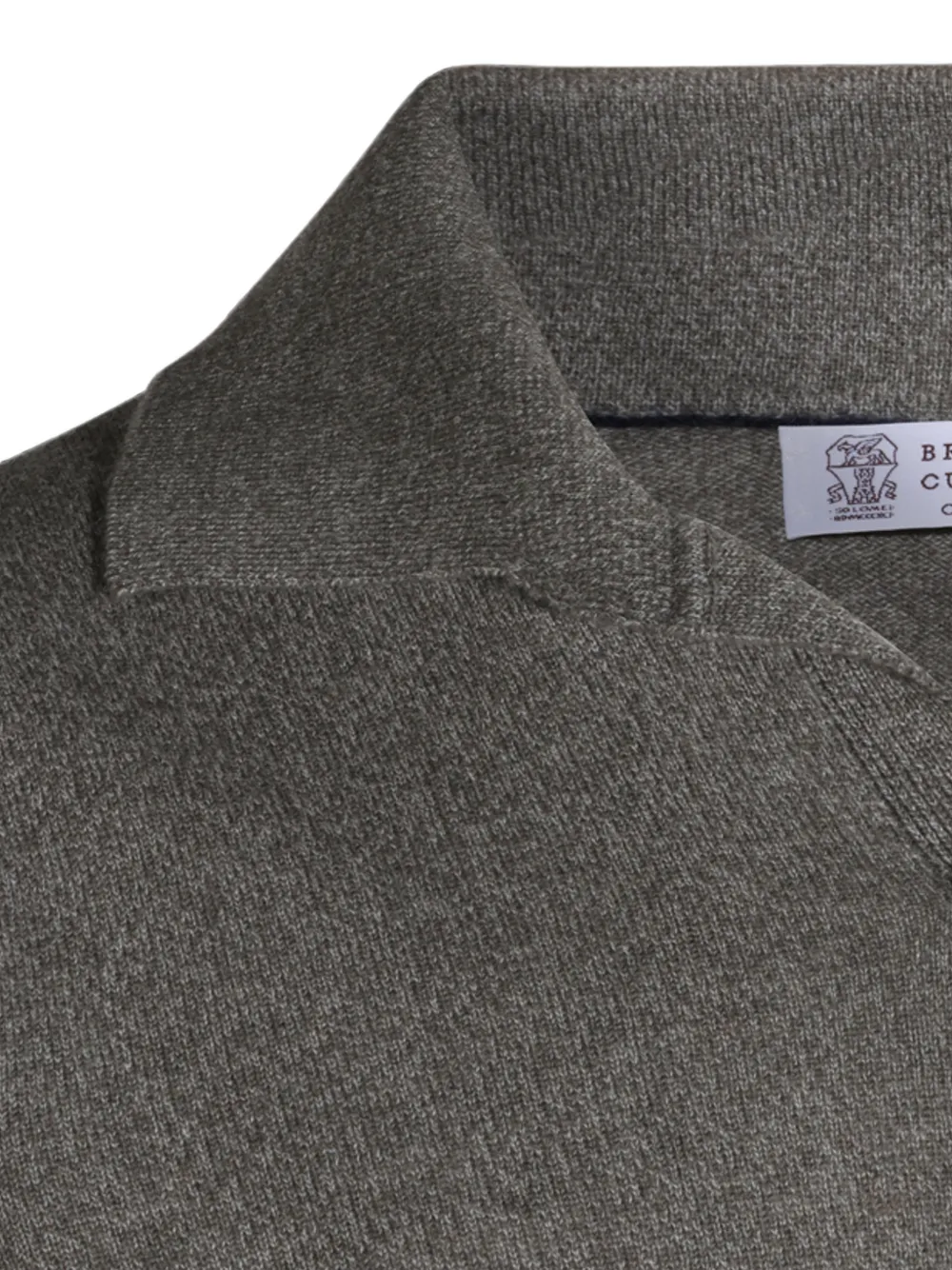Brunello Cucinelli Kasjmier trui met polokraag Grijs