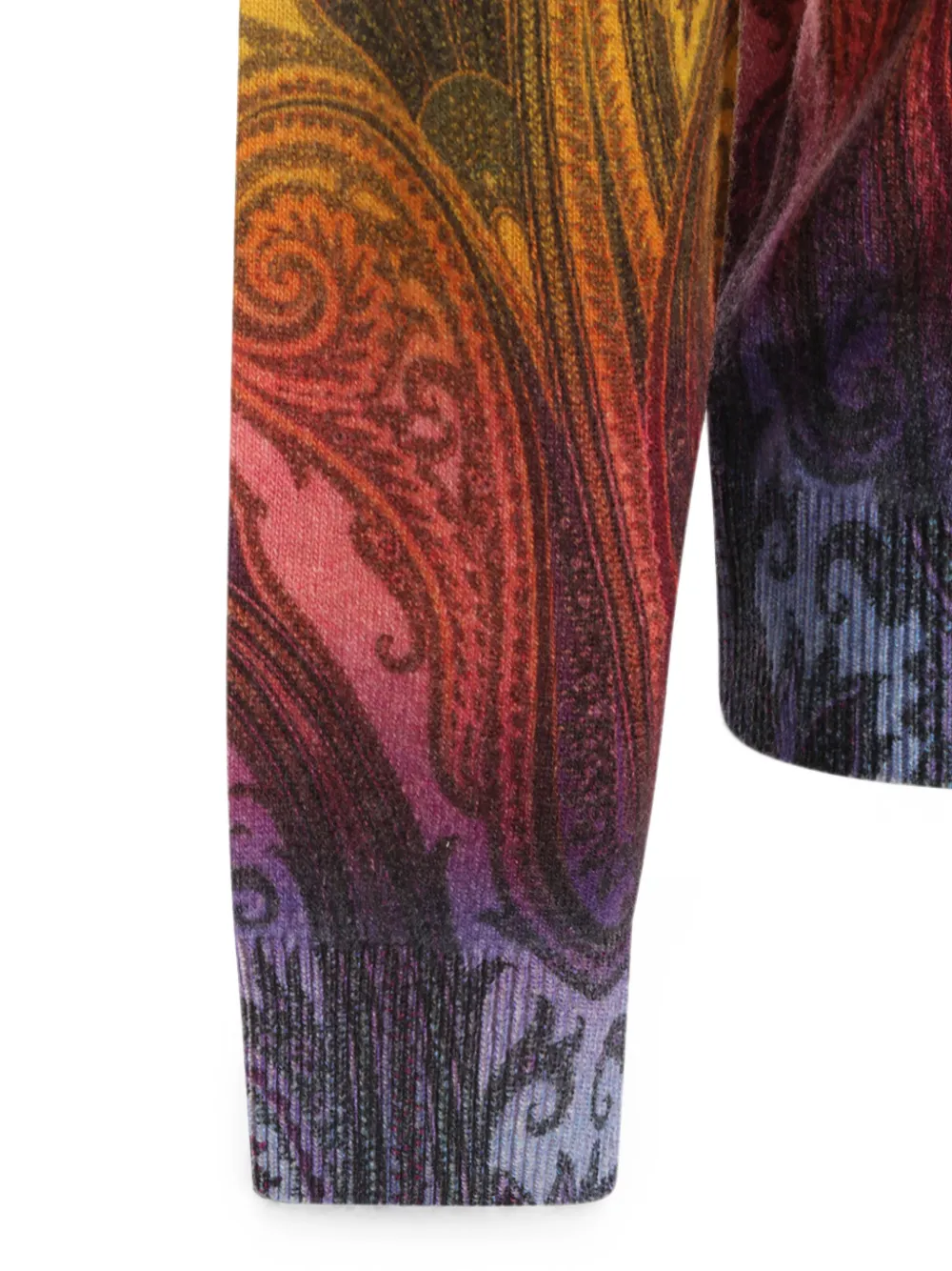 ETRO Wollen trui met paisley-print Beige