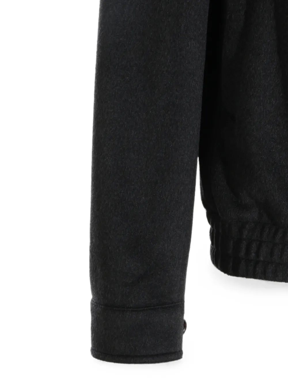 Brunello Cucinelli Jack met rits en kraag met knopen Grijs