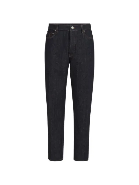 Brunello Cucinelli jeans con costuras en contraste