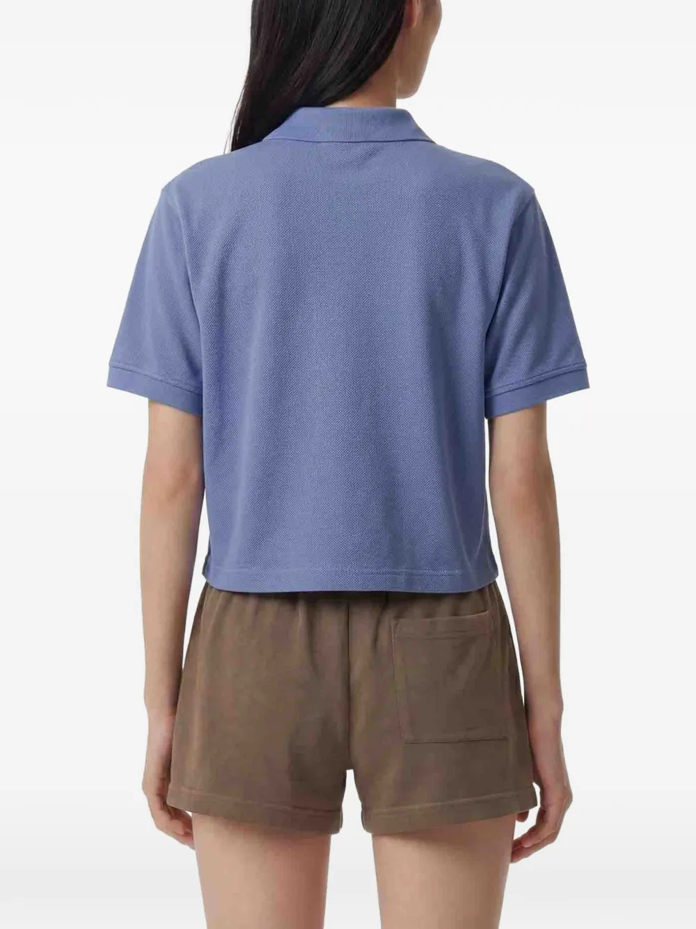 Sporty & Rich Poloshirt met geborduurd logo Blauw
