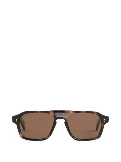Cutler & Gross Navigator tortoiseshell-effect pilot-frame sunglasses