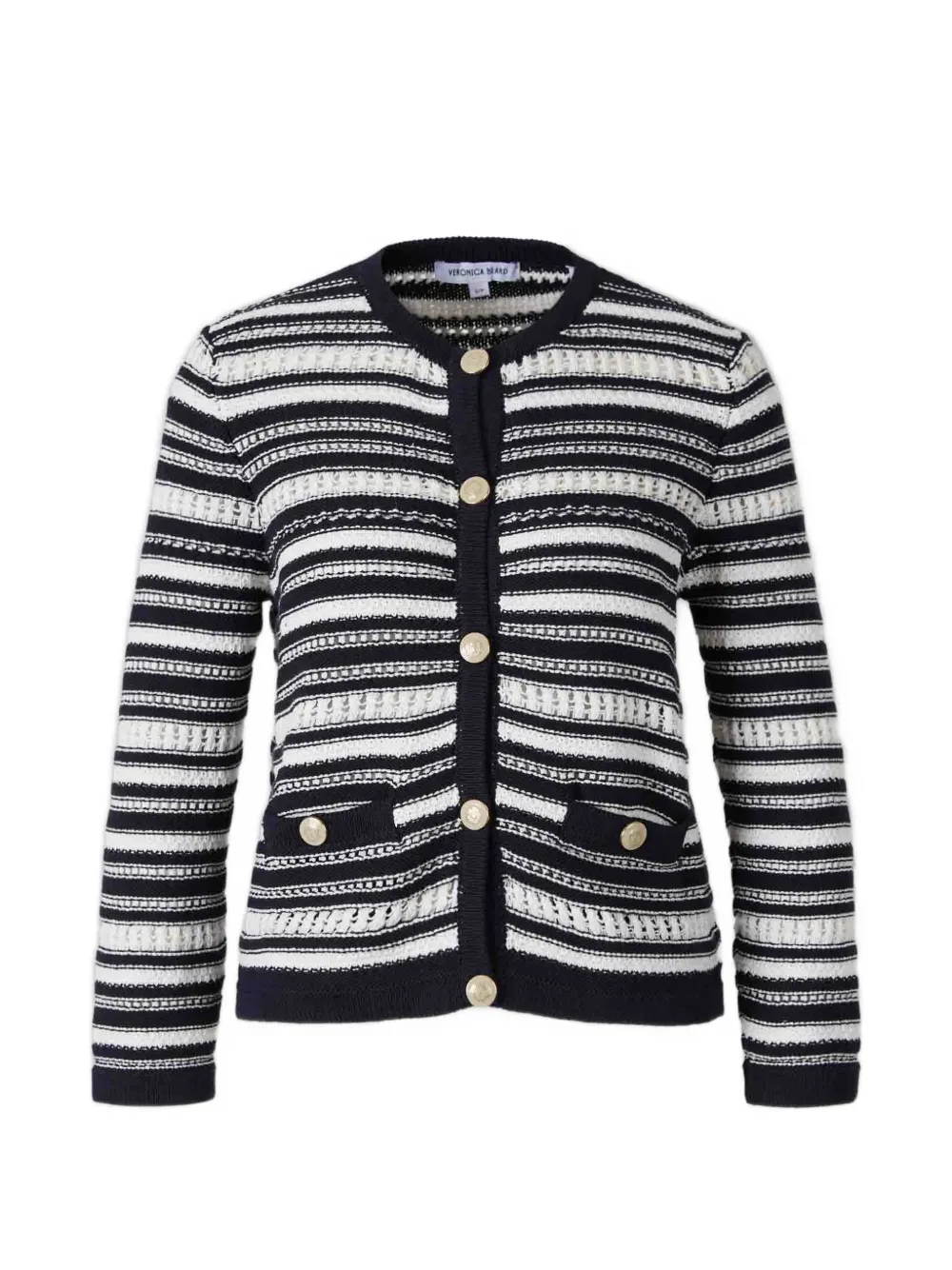 Veronica Beard Bellingham button-front cardigan - Blu