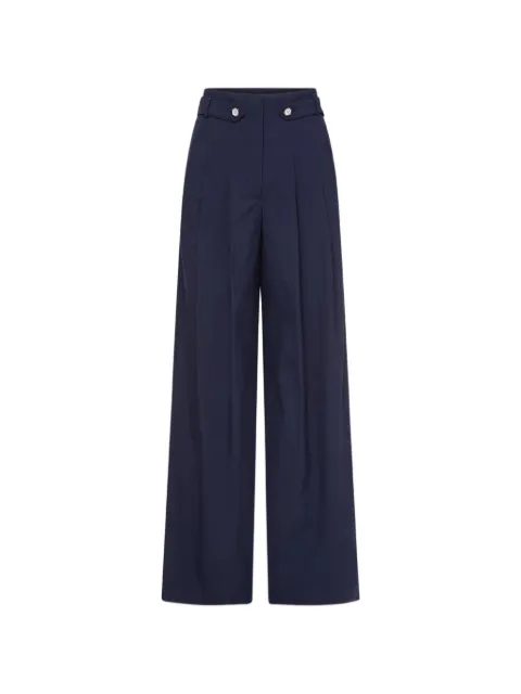 Veronica Beard pleated wide-leg trousers