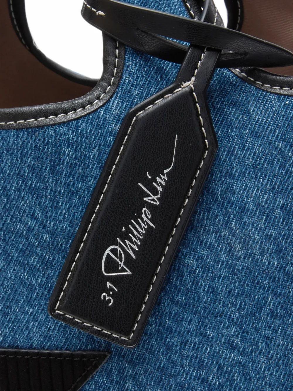 3.1 Phillip Lim Market gewatteerde mini-shopper Blauw