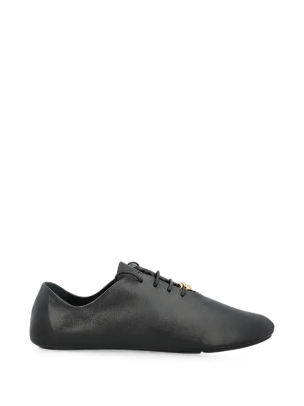 Loewe Pebble Soft Lace-up in Nappa Calfskin in Black
