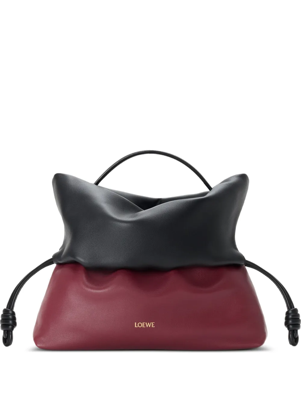 LOEWE Flamenco rolled bag in mellow nappa lambskin