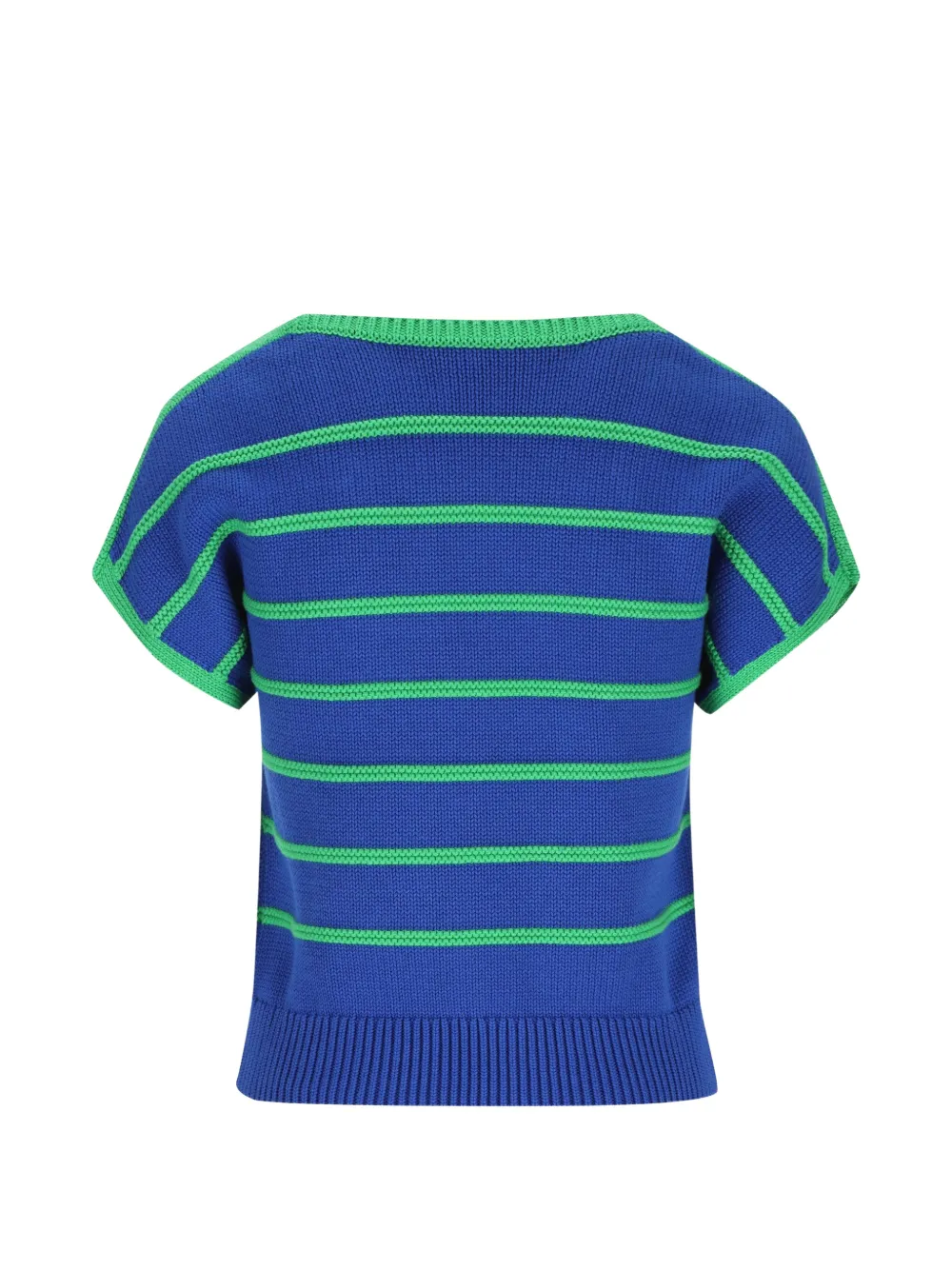LOEWE Striped Anagram-embroidered Sweater in Blue, view 2